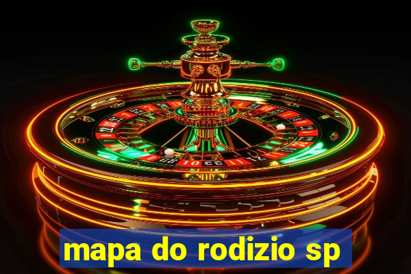 mapa do rodizio sp